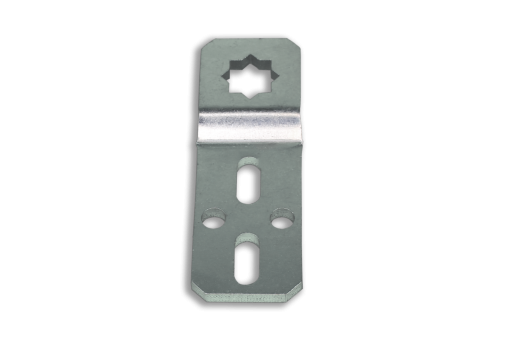 Box bracket, star 16 mm for mounting pins 1/16 and 2/16 